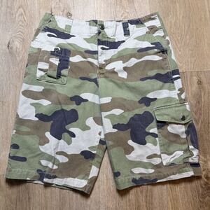 POLO Ralph Lauren Surplus Boy's SZ 18 Camouflage Ringstop Cargo Shorts